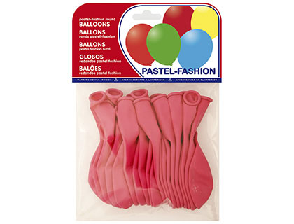 20 globos pastel fucsia